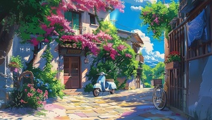 樱花唯美小镇