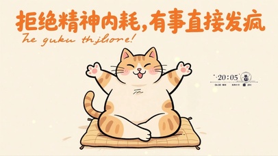 拒绝内耗，有事发疯