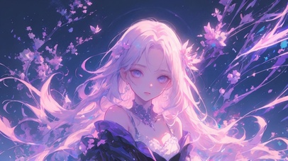 神秘梦幻美少女