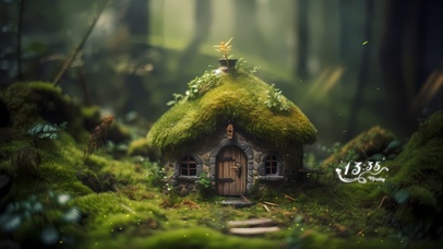 4K护眼清新小屋