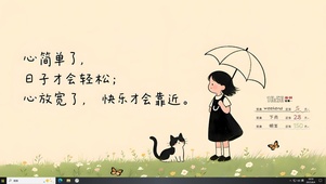 心简单 日子才轻松