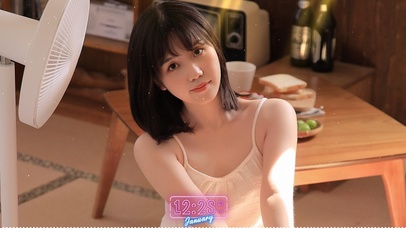 清纯性感短发学妹