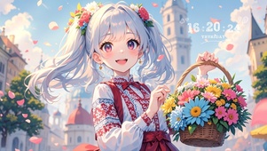 卖花小女孩