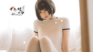 4K性感短发制服美女