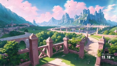 4k天空和城堡230425