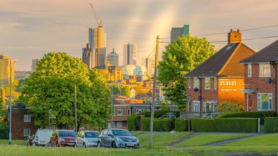 4K 治愈阳光清新小镇