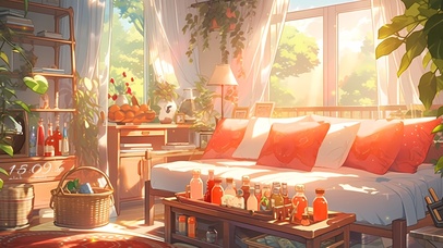 治愈清新小房间