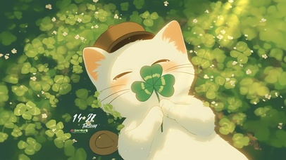 四叶草猫咪