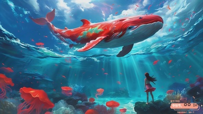 海底观鲸