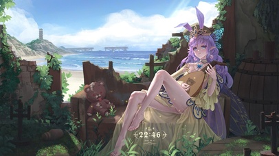 4K海边唯美精灵