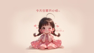 今天也要开心呀