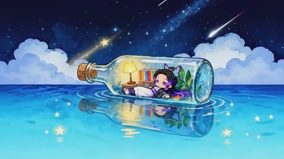 漂流瓶Q萌蝴蝶忍