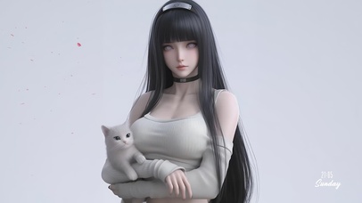 漂亮女孩火影忍者雏田