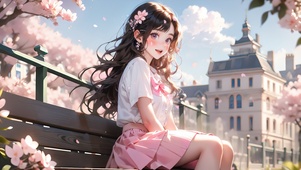 春日桃花始盛开