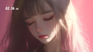 沉思的少女