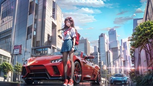 汽车与美女