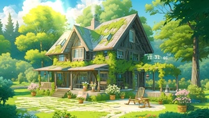 森林小木屋