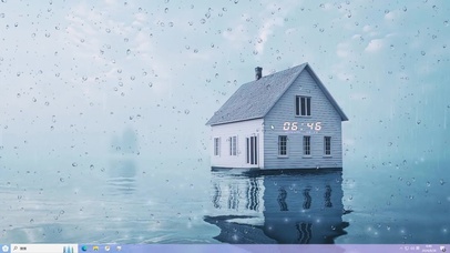 海景清新小屋-桌面主题