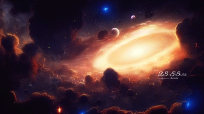 唯美梦幻宇宙星河旋涡
