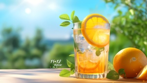 清新夏季柠檬