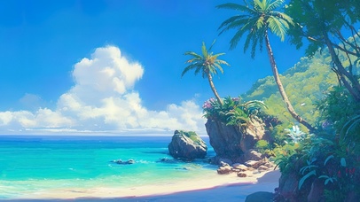 假日悠闲棕榈海湾