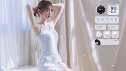 4K唯美清纯美女治愈