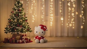 温馨圣诞可爱凯蒂猫