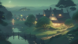 夜色村庄