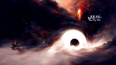 4k 唯美云海流光旋涡