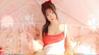 臭宝、姐姐教你打羽毛球