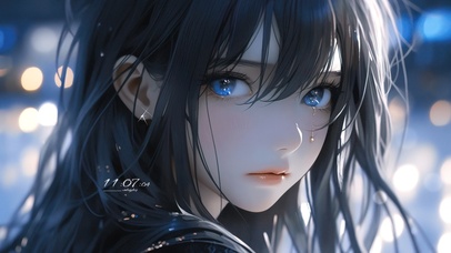 4K唯美忧伤の女孩