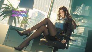 眸光如同秋日的湖水，深邃而清澈
