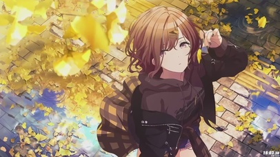 银信树下的女孩