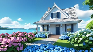 海滨花园小屋