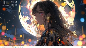 月下少女