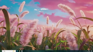 漫氛围感狗尾草天空主题