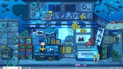 海底商店—【主题桌面】