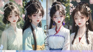 4k古风美女