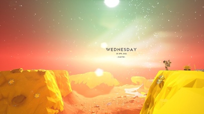 唯美火星上的宇航员