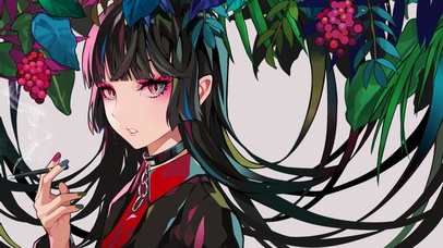 好美的朋客少女