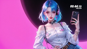 霓虹少女