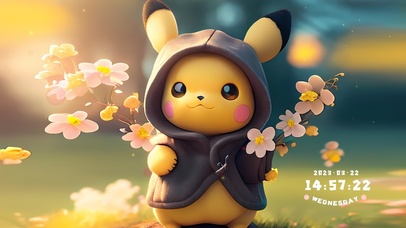 樱花可爱皮卡丘