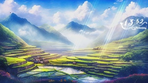 清新梯田