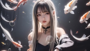 4K唯美清纯女孩