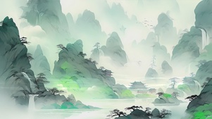 4K唯美风景-青山