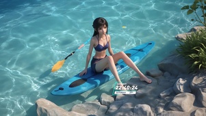 水边休憩