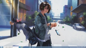 少女与猫