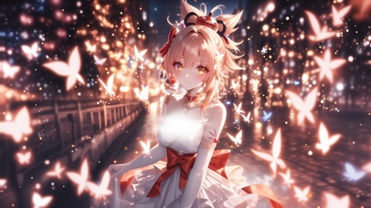 雪墨壁纸丨宵宫丨晚宴礼服丨