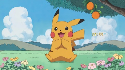 可爱许愿皮卡丘