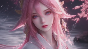  治愈系古风女孩